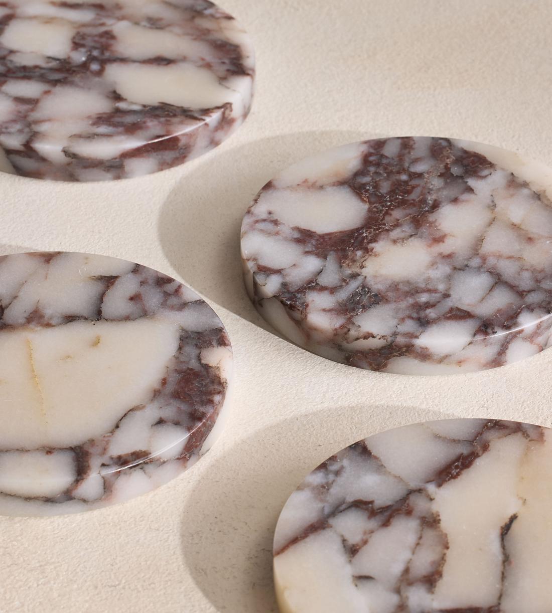 Hanson Coasters - Calacutta Viola Marble - Listing - Image 2
