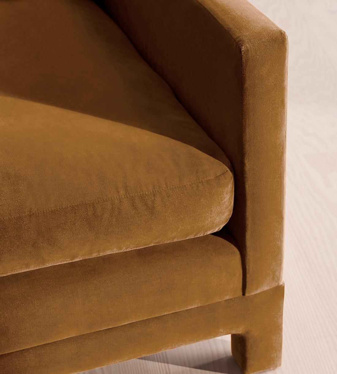 Ashford Loveseat - Velvet - Mustard - Images - Image 5