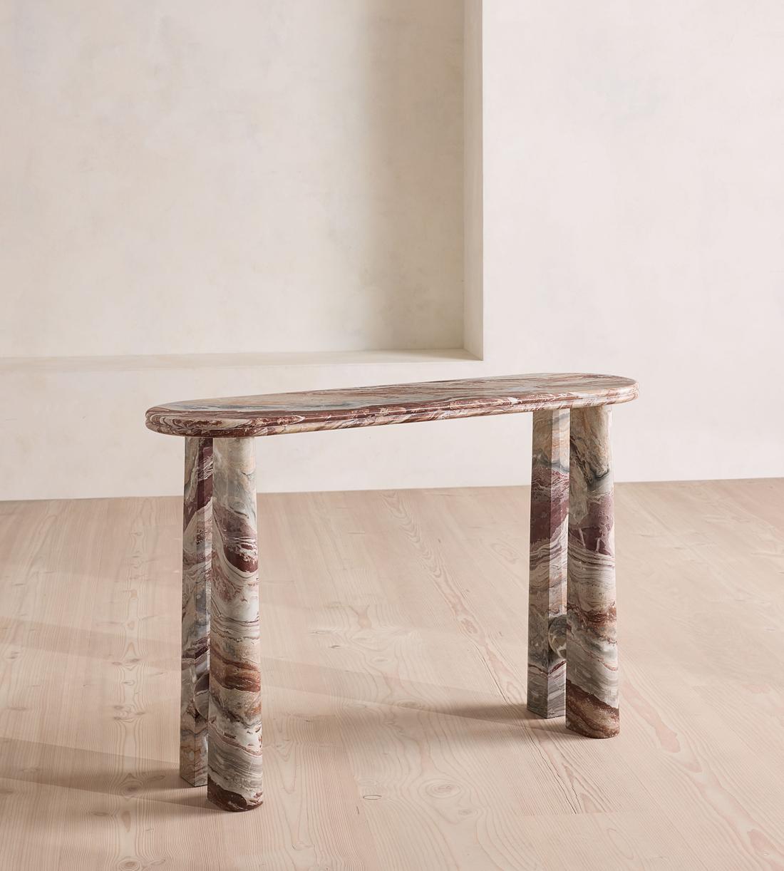 Paloma Console Table - Rosso Orobico - Listing - Image 4