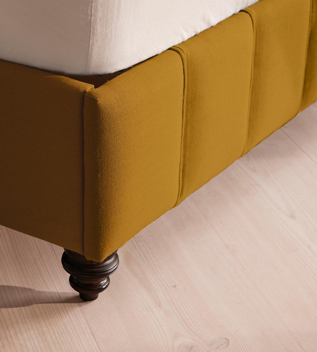 Manette Bed - King - Linen - Turmeric - UK - Images - Image 6