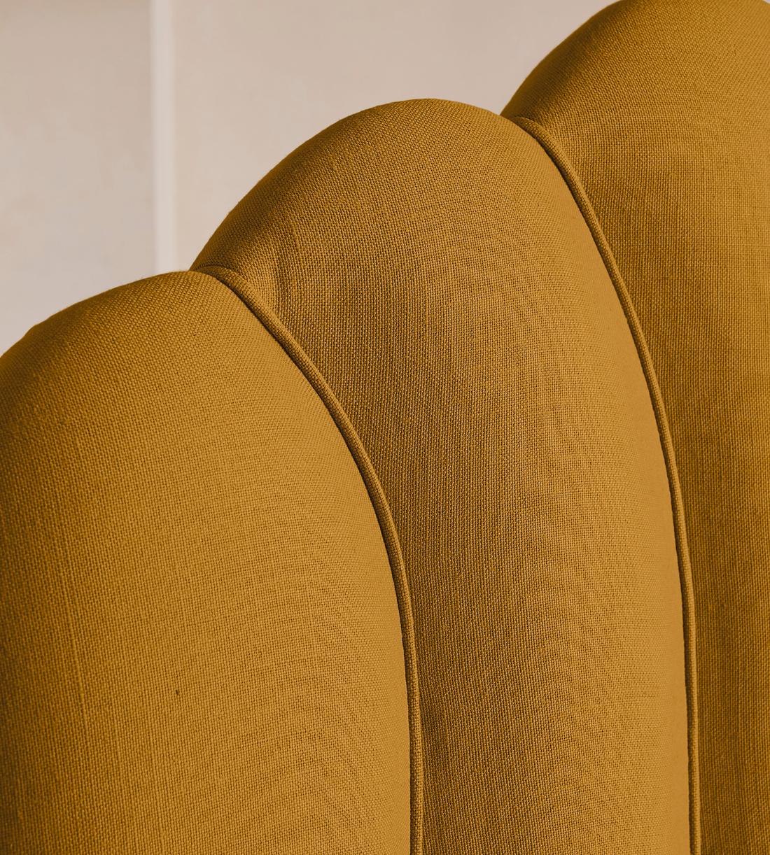 Manette Bed - Full - Linen - Turmeric - US - Images - Image 5