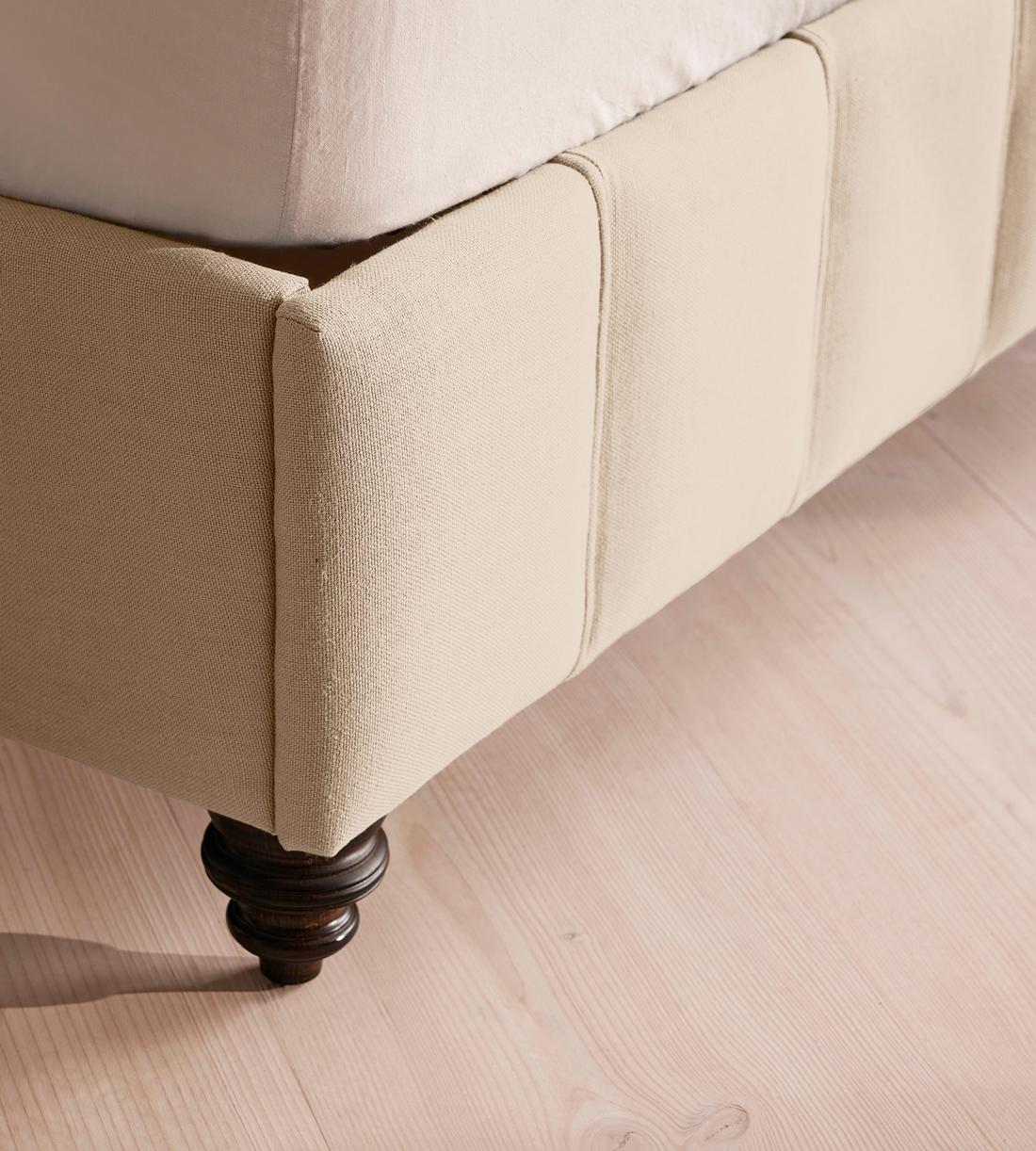 Manette Bed - King - Linen - Bisque - Images - Image 4