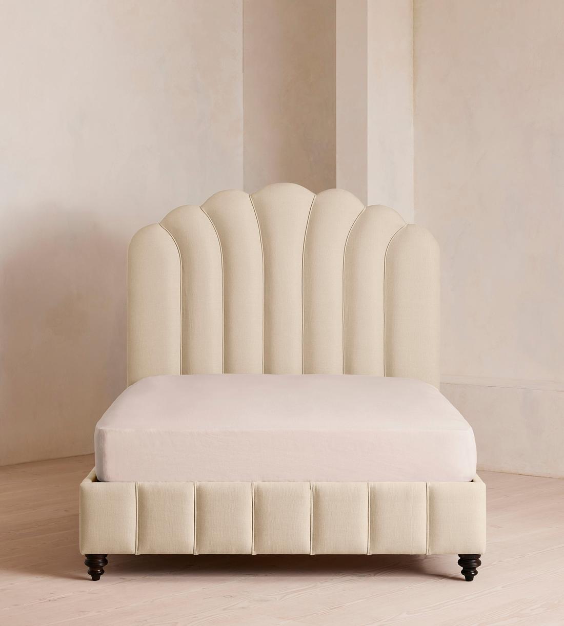 Manette Bed - Full - Linen - Bisque - US - Listing - Image 2
