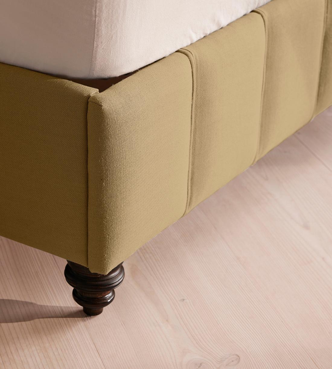 Manette Bed - King - Linen - Wheat - Images - Image 4