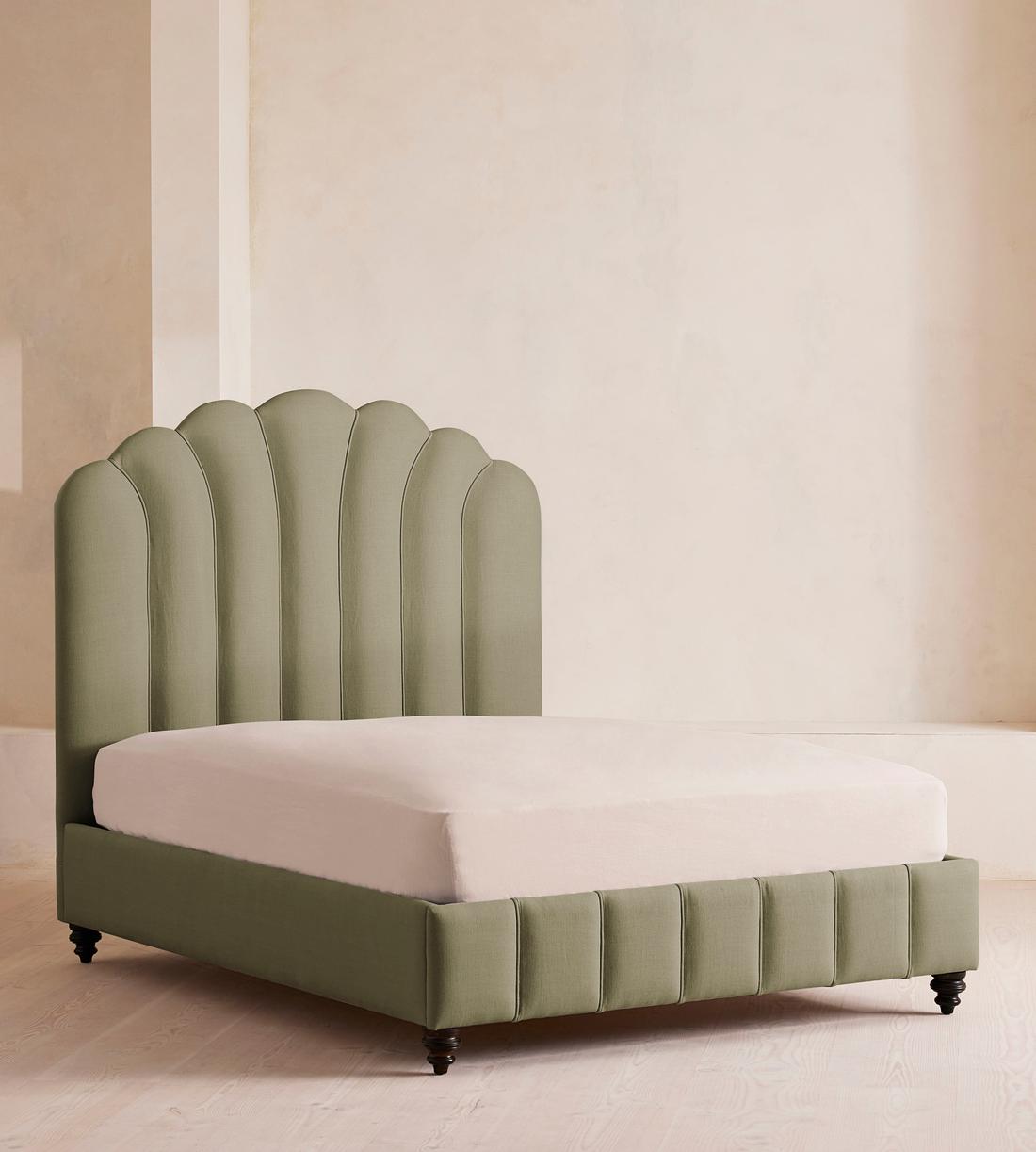 Manette Bed - King - Linen - Sage - Listing - Image 1