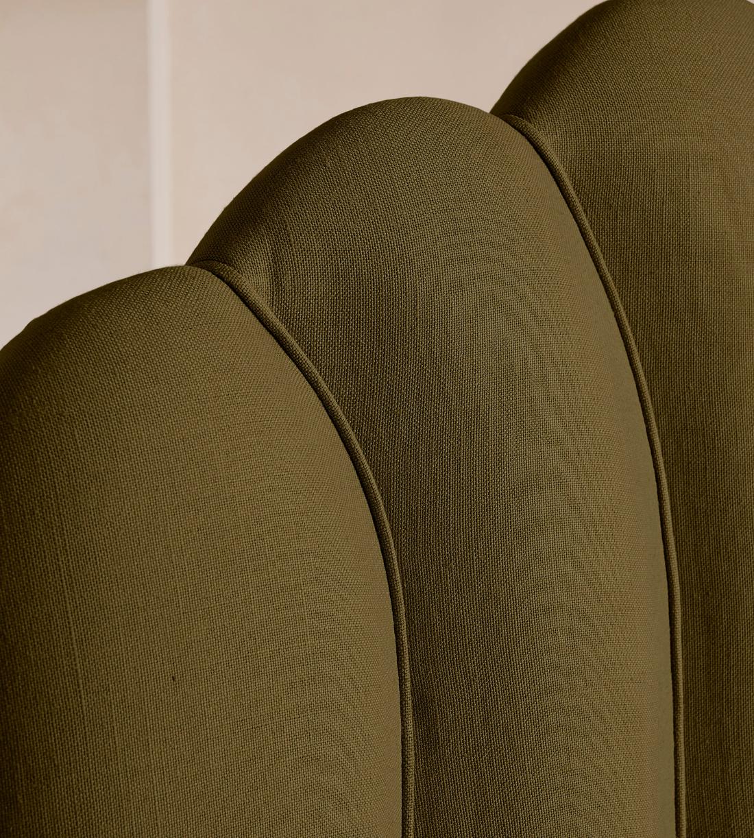 Manette Bed - Full - Linen - Olive - US - Images - Image 3