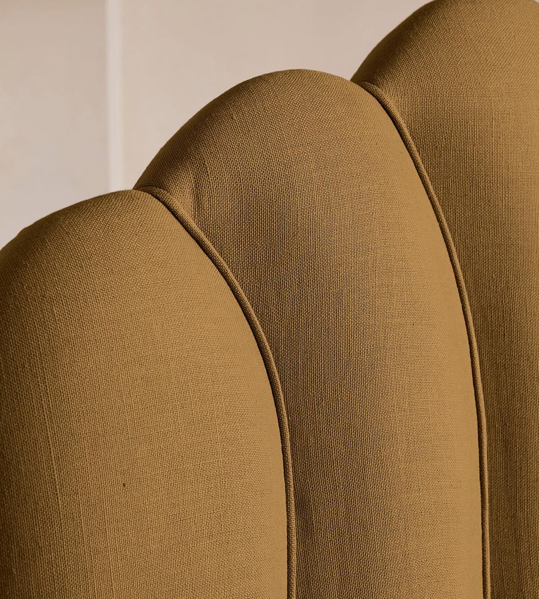 Manette Bed - Full - Linen - Ochre - US - Images - Image 3