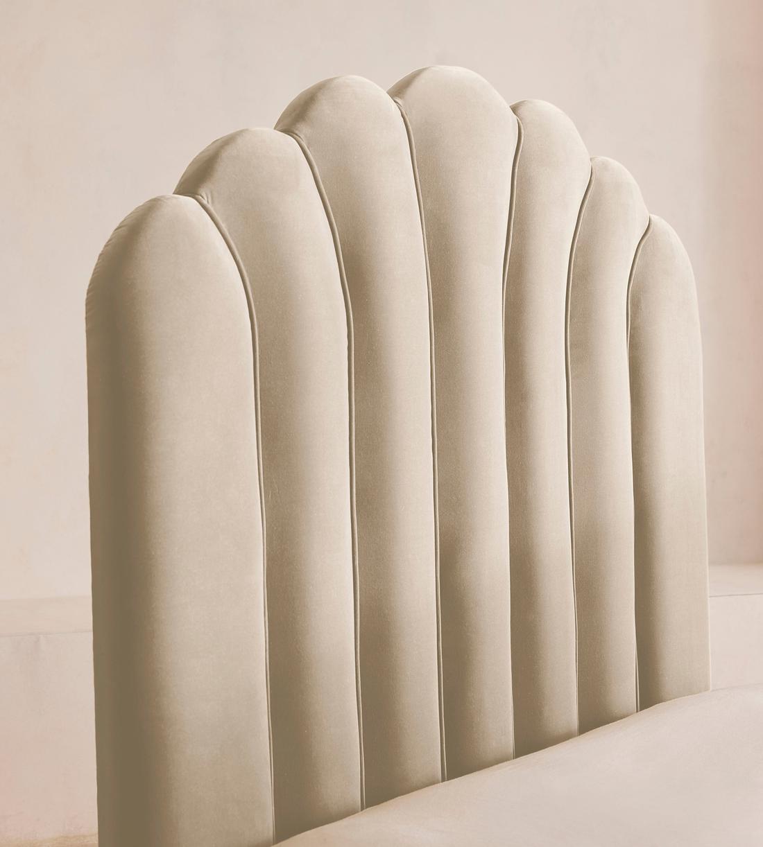 Manette Bed - Full - Velvet - Oyster - US - Images - Image 3