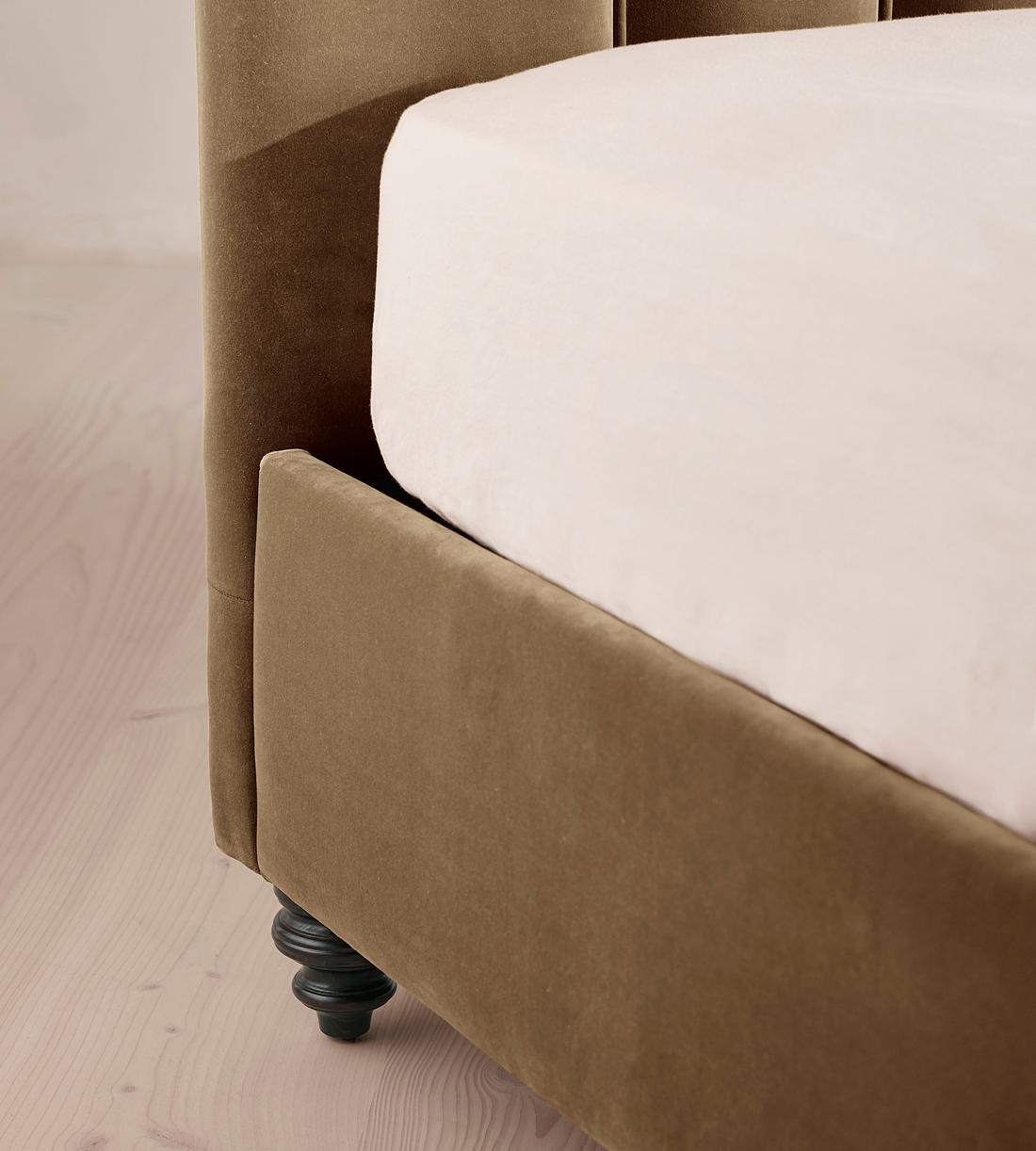 Manette Bed - Full - Velvet - Truffle - US - Images - Image 4