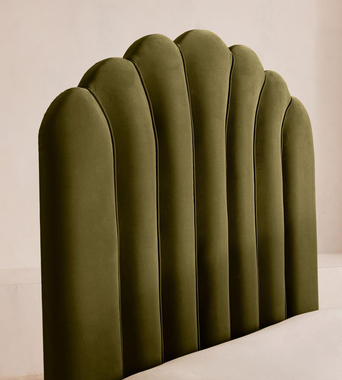 Manette Bed - Full - Velvet - Olive - US - Images - Image 3