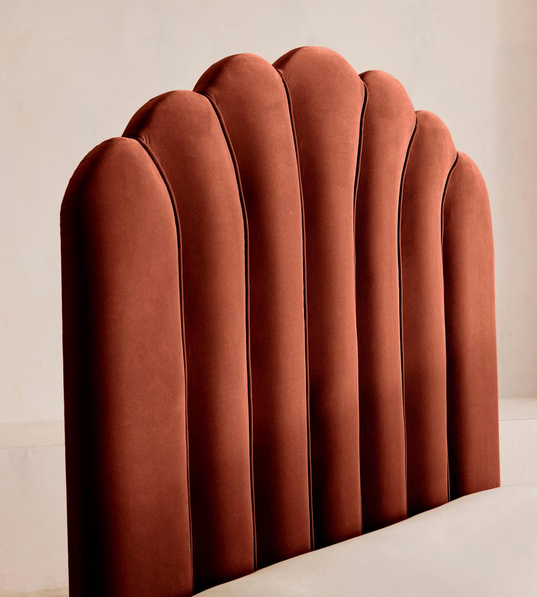 Manette Bed - King - Velvet Rust - Images - Image 3