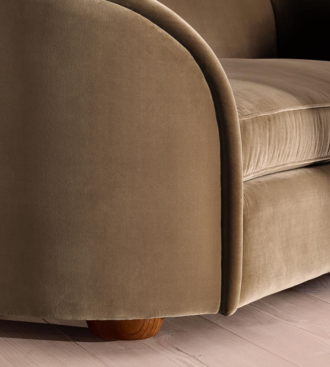Conall Three Seater Sofa - Velvet - Truffle - US - Images - Image 6