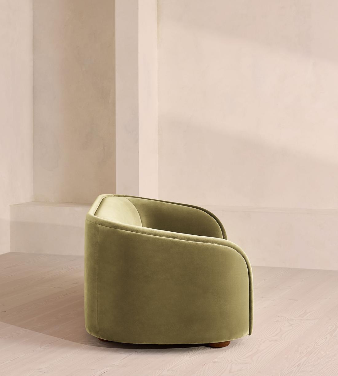 Conall Three Seater Sofa - Velvet - Lichen - US - Images - Image 3