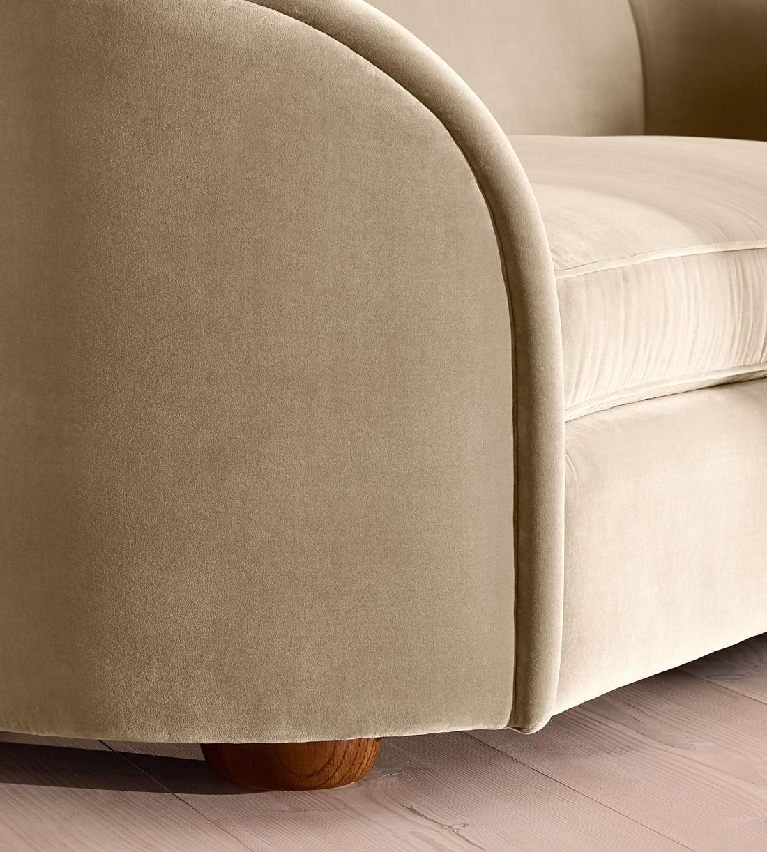 Conall Three Seater Sofa - Velvet - Oyster - UK - Images - Image 6