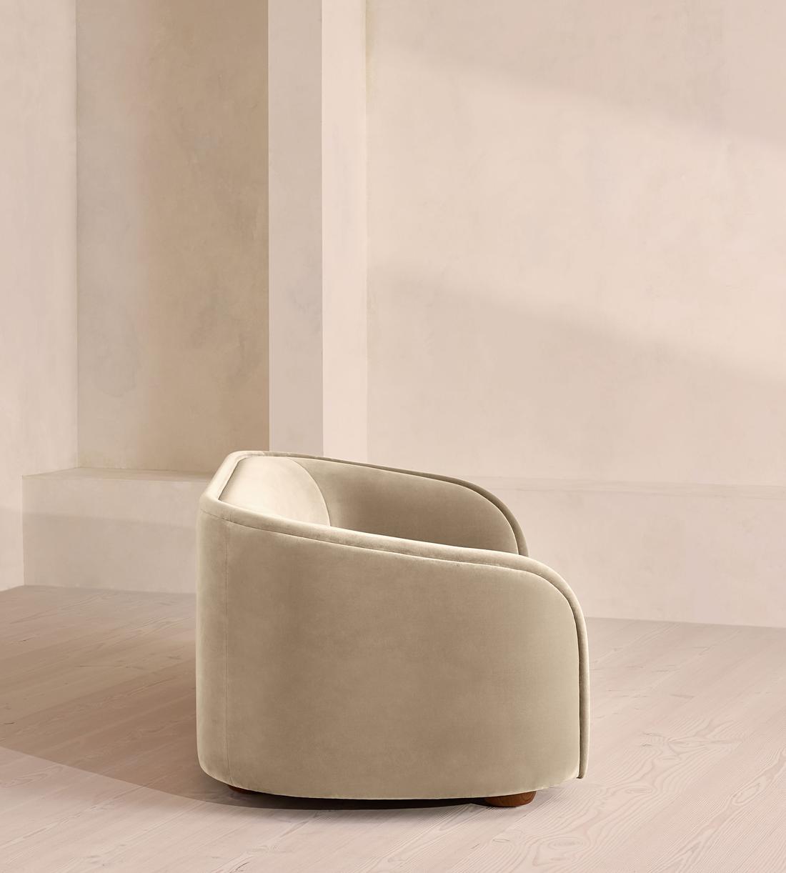 Conall Three Seater Sofa - Velvet - Oyster - US - Images - Image 3