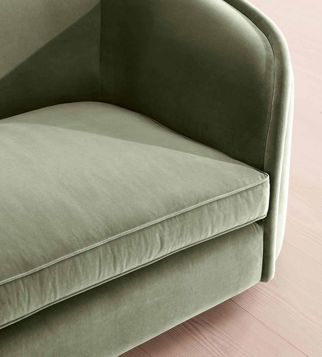 Conall Three Seater Sofa - Velvet - Seafoam - UK - Images - Image 5