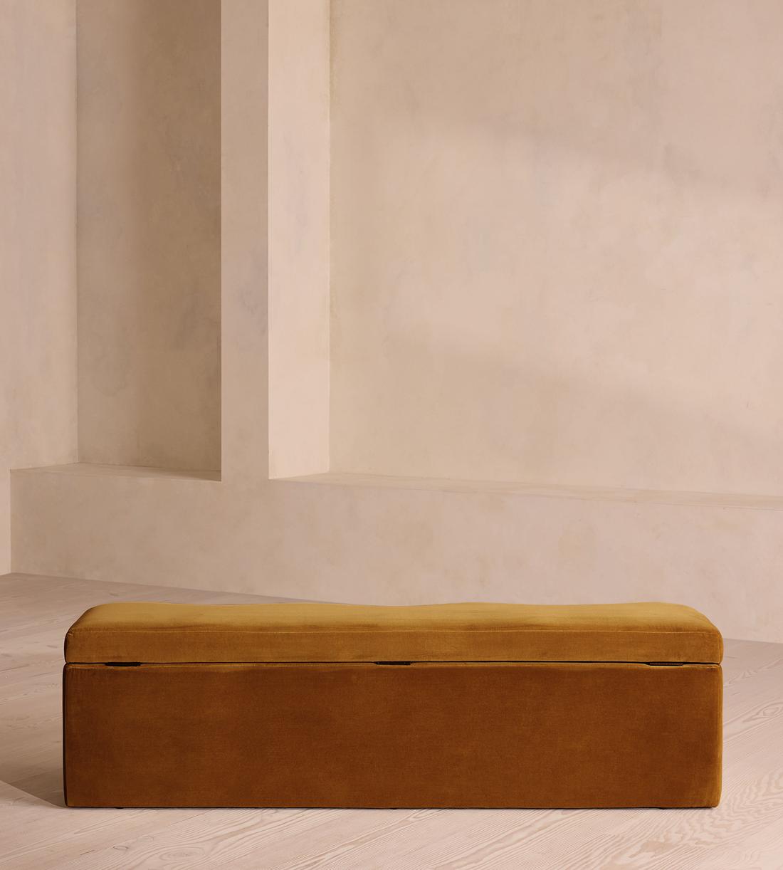 Eli Storage Bench - Mustard Velvet - Images - Image 5