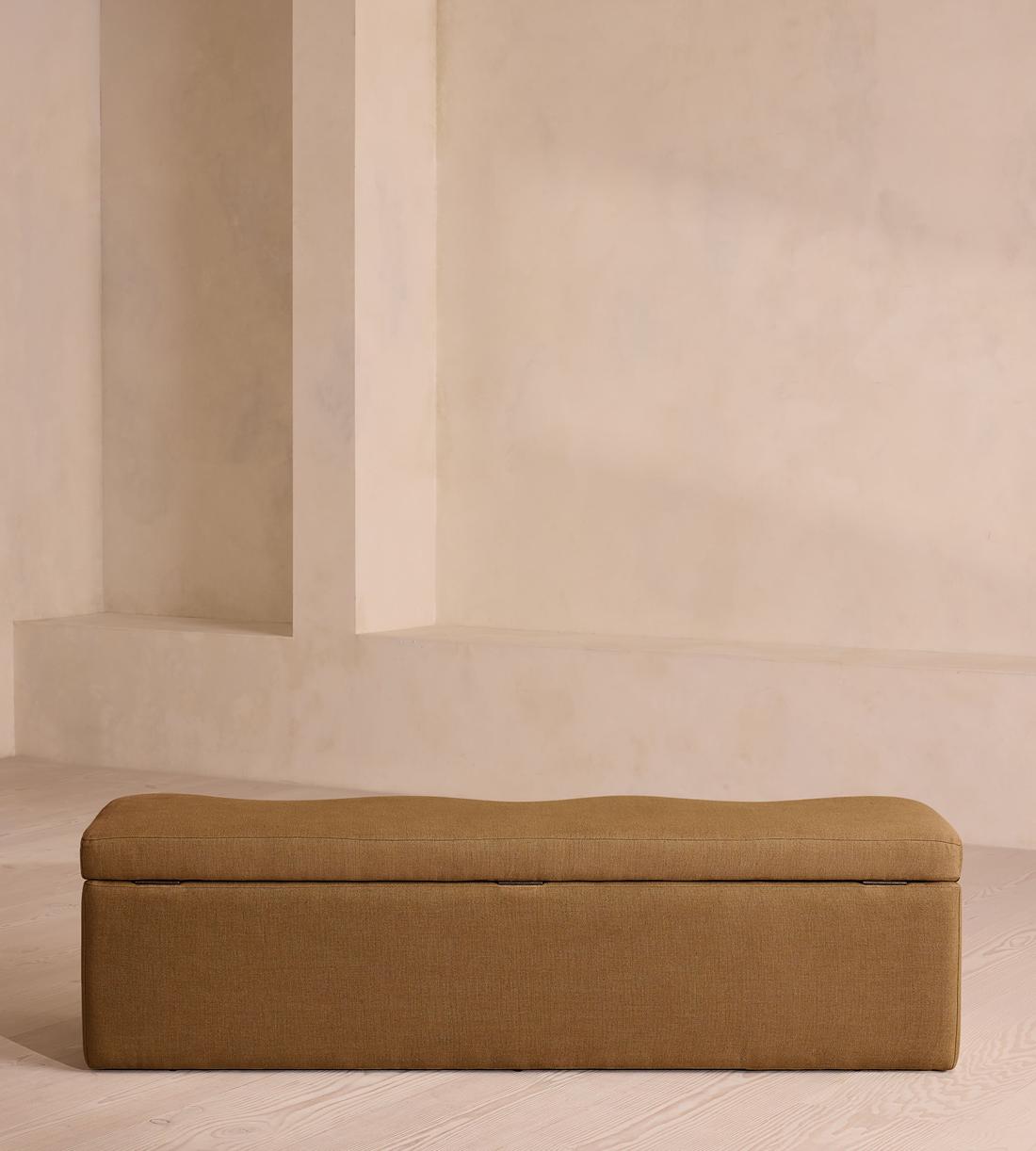 Eli Storage Bench - Linen - Ochre - Images - Image 5