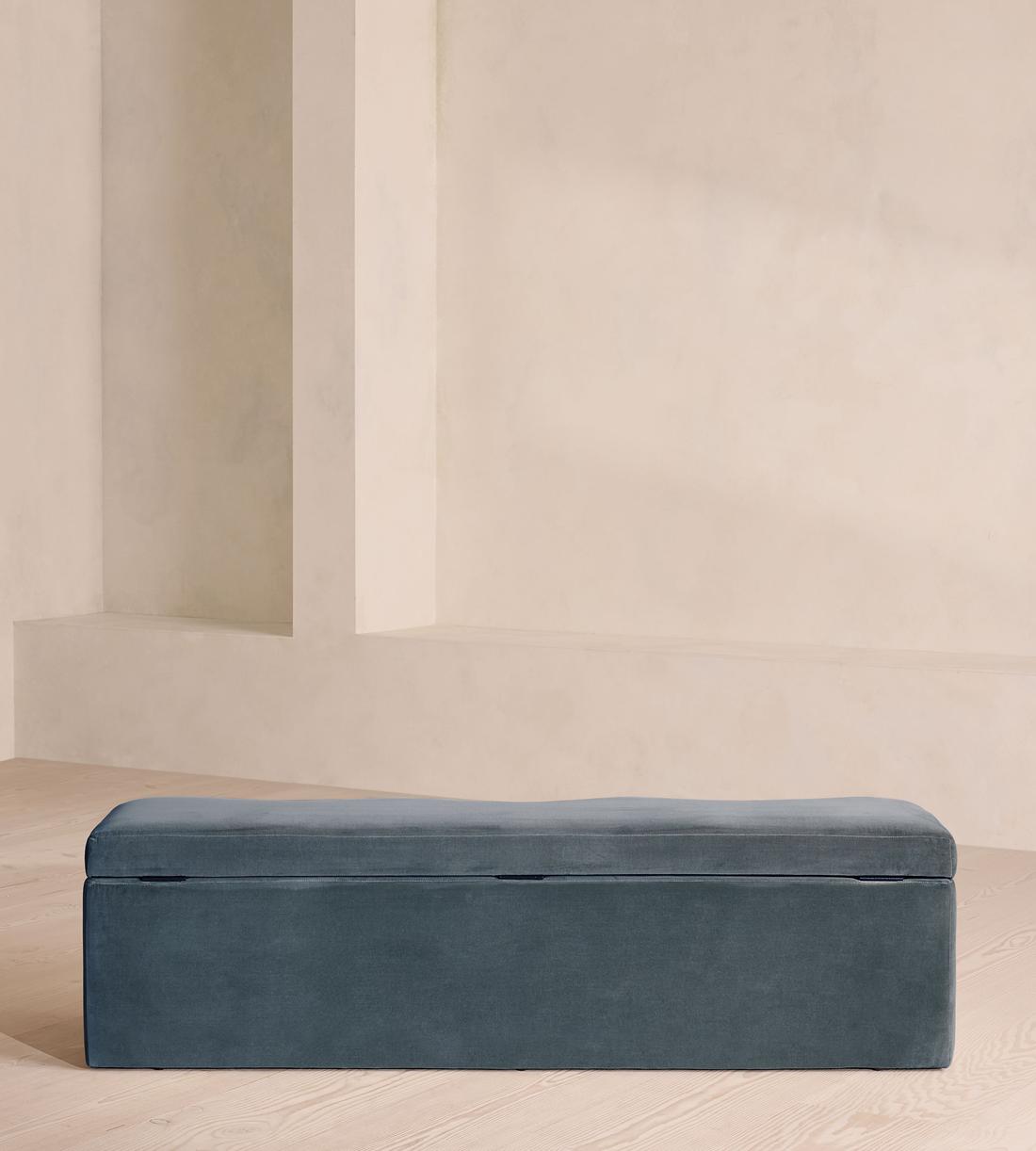 Eli Storage Bench - Velvet - Grey Blue - US - Images - Image 5