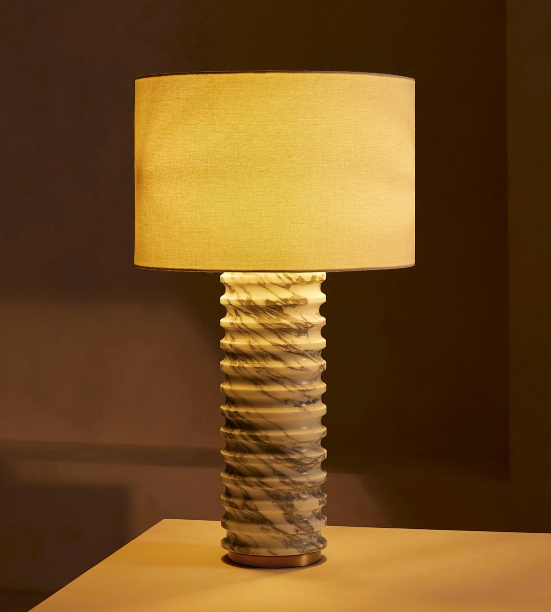 Casper Table Lamp - Arabescato Corchia - Listing - Image 2