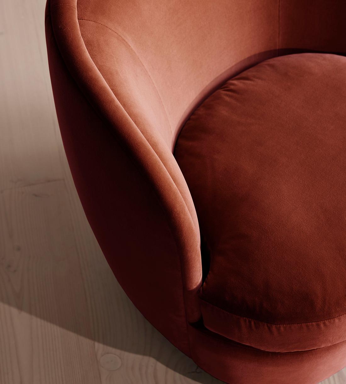 Blair Tub Armchair - Velvet - Rust - UK - Images - Image 6