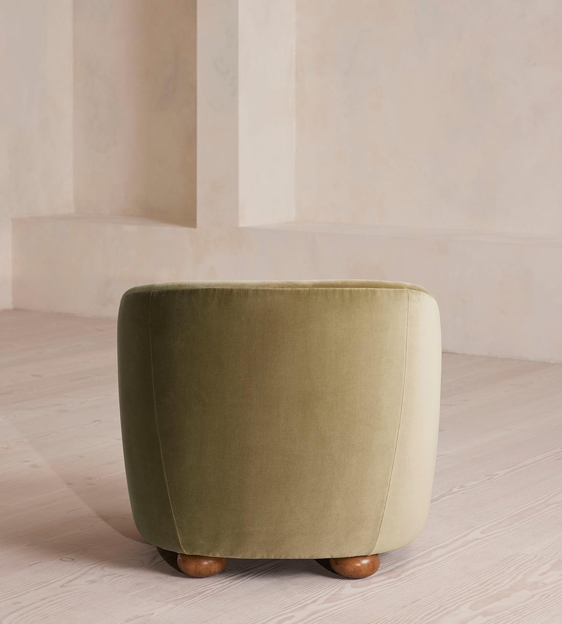 Blair Tub Armchair - Velvet - Lichen - US - Images - Image 4