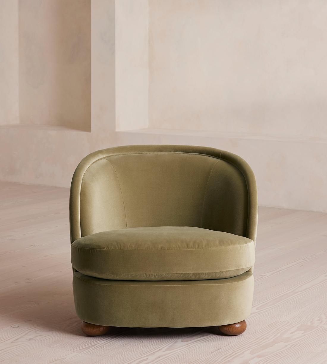 Blair Tub Armchair - Velvet - Lichen - US - Listing - Image 2