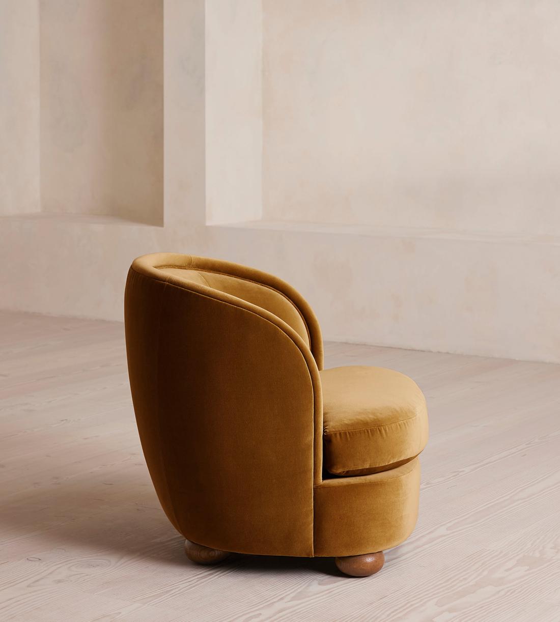 Blair Tub Armchair - Velvet - Mustard - US - Images - Image 5