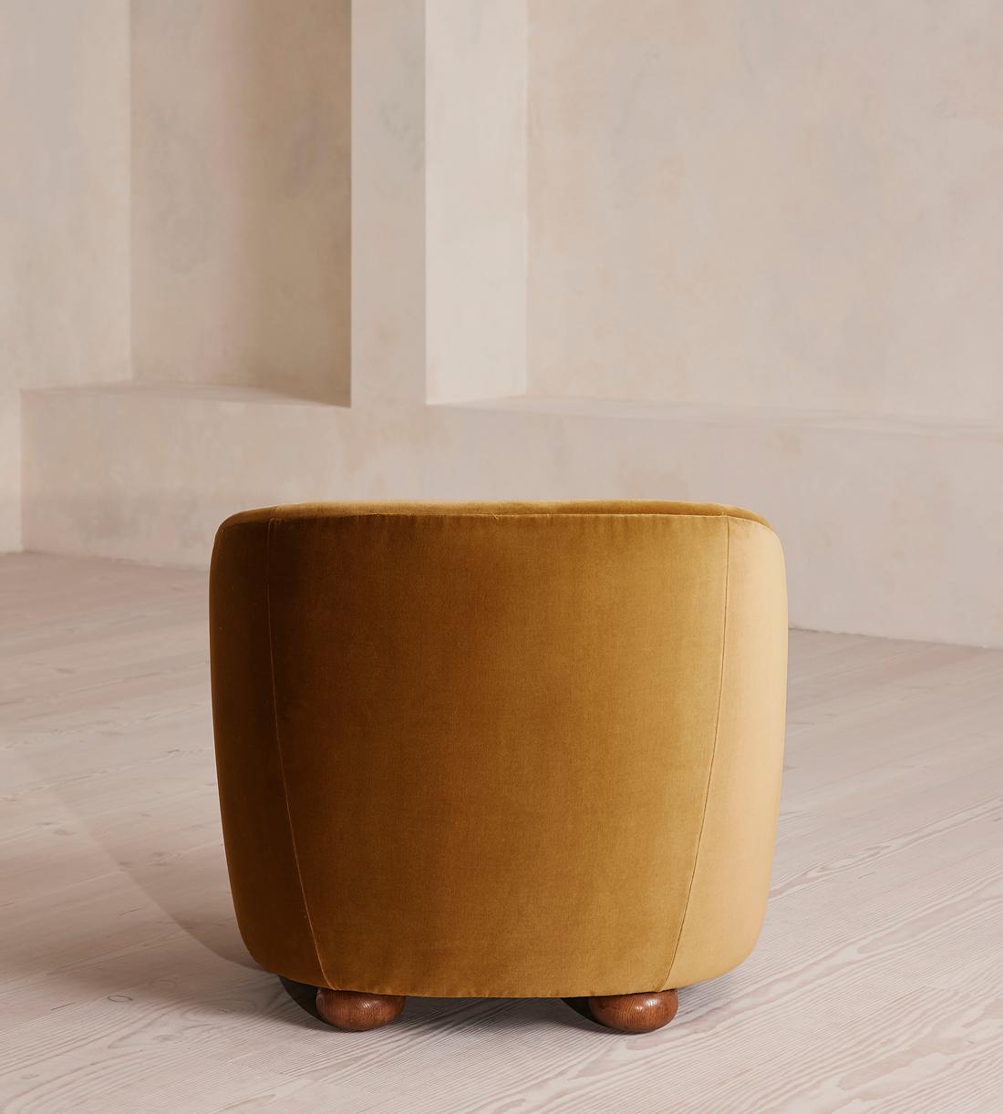 Blair Tub Armchair - Velvet - Mustard - US - Images - Image 6