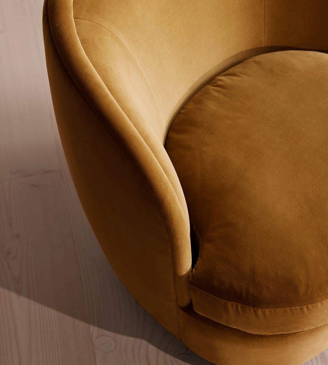 Blair Tub Armchair - Velvet - Mustard - US - Images - Image 7