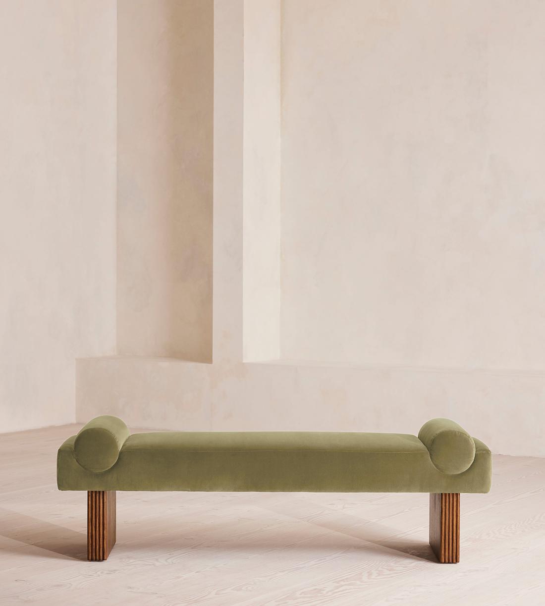 Esther Bench - Velvet - Lichen - US - Listing - Image 2