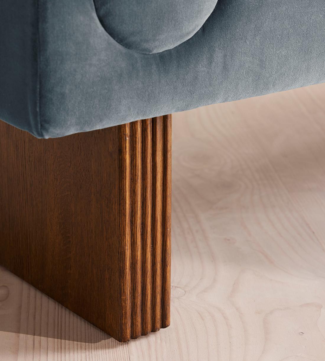 Esther Bench - Velvet - Grey Blue - UK - Images - Image 5