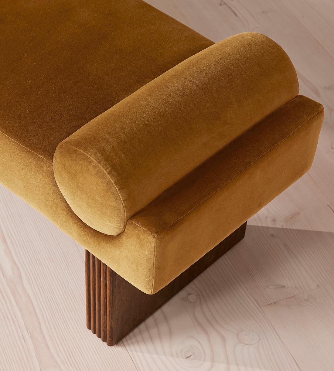 Esther Bench - Velvet - Mustard - UK - Images - Image 4