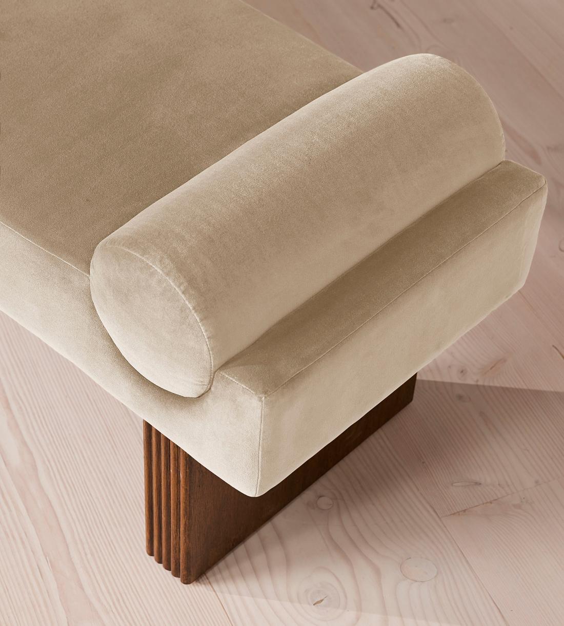 Esther Bench - Velvet - Oyster - UK - Images - Image 4