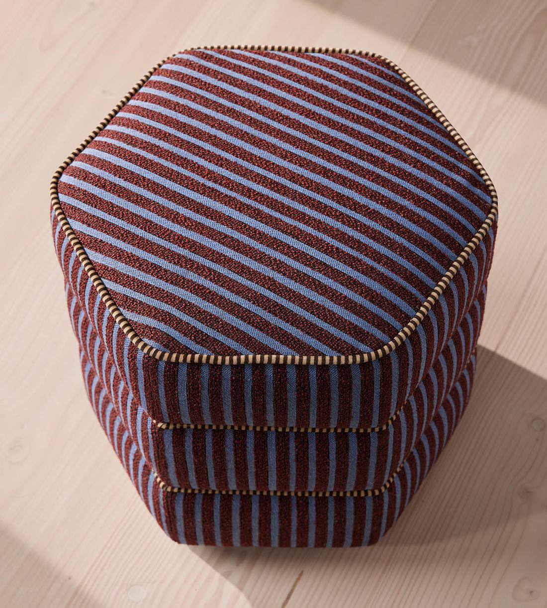 Lyla Footstool - Kortini Stripe - US - Images - Image 4