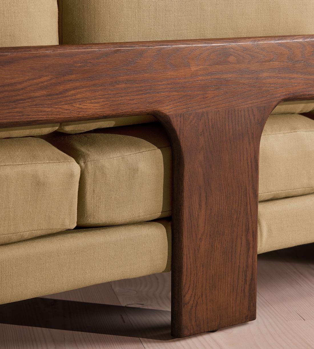 Marcia Three Seater Sofa - Linen - Wheat - US - Images - Image 6