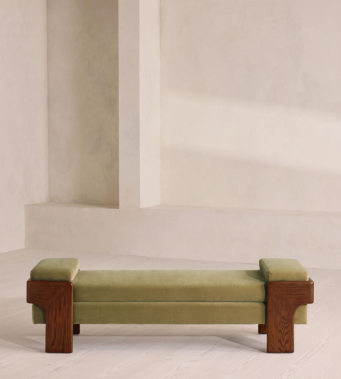 Marcia Bench - Velvet - Lichen - UK - Listing - Image 2