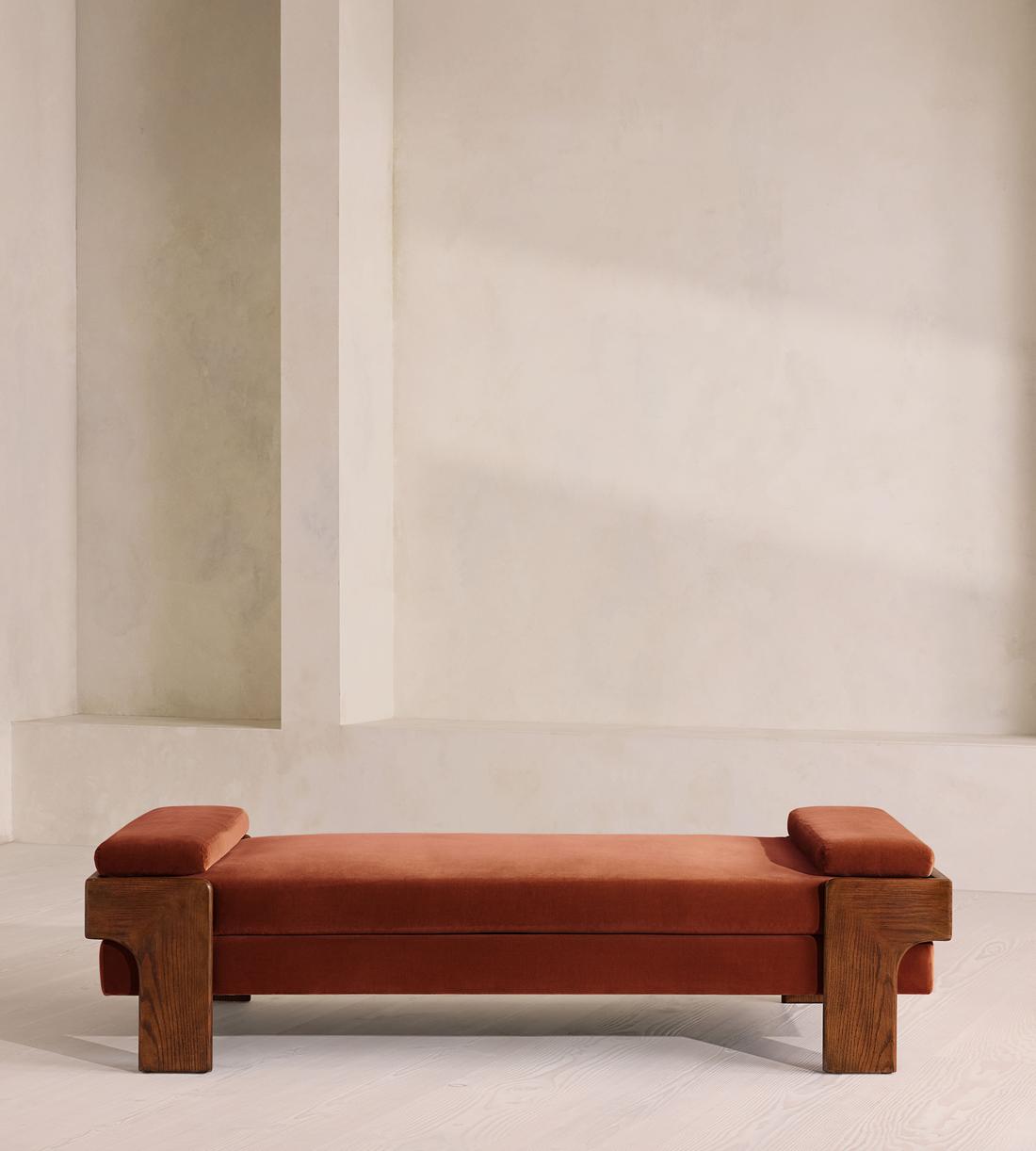 Marcia Daybed - Velvet - Rust - UK - Listing - Image 2