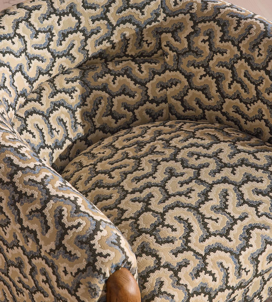 Winnie Armchair - Lophelia Jacquard - Brown  - UK - Images - Image 7