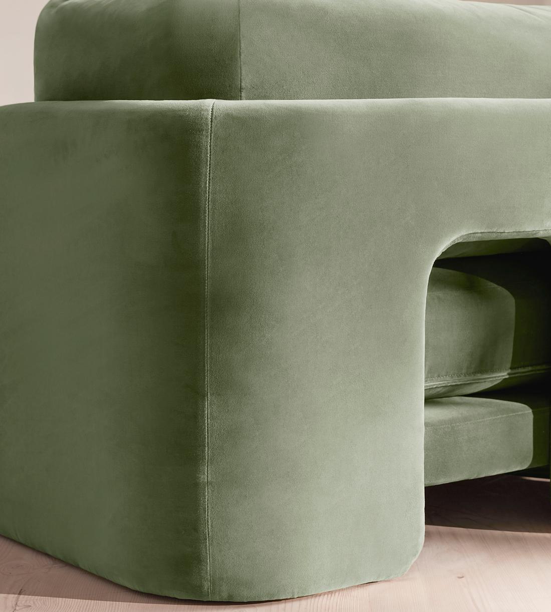 Odell Modular Sofa - Corner Sofa - Velvet - Seafoam - UK - Images - Image 7