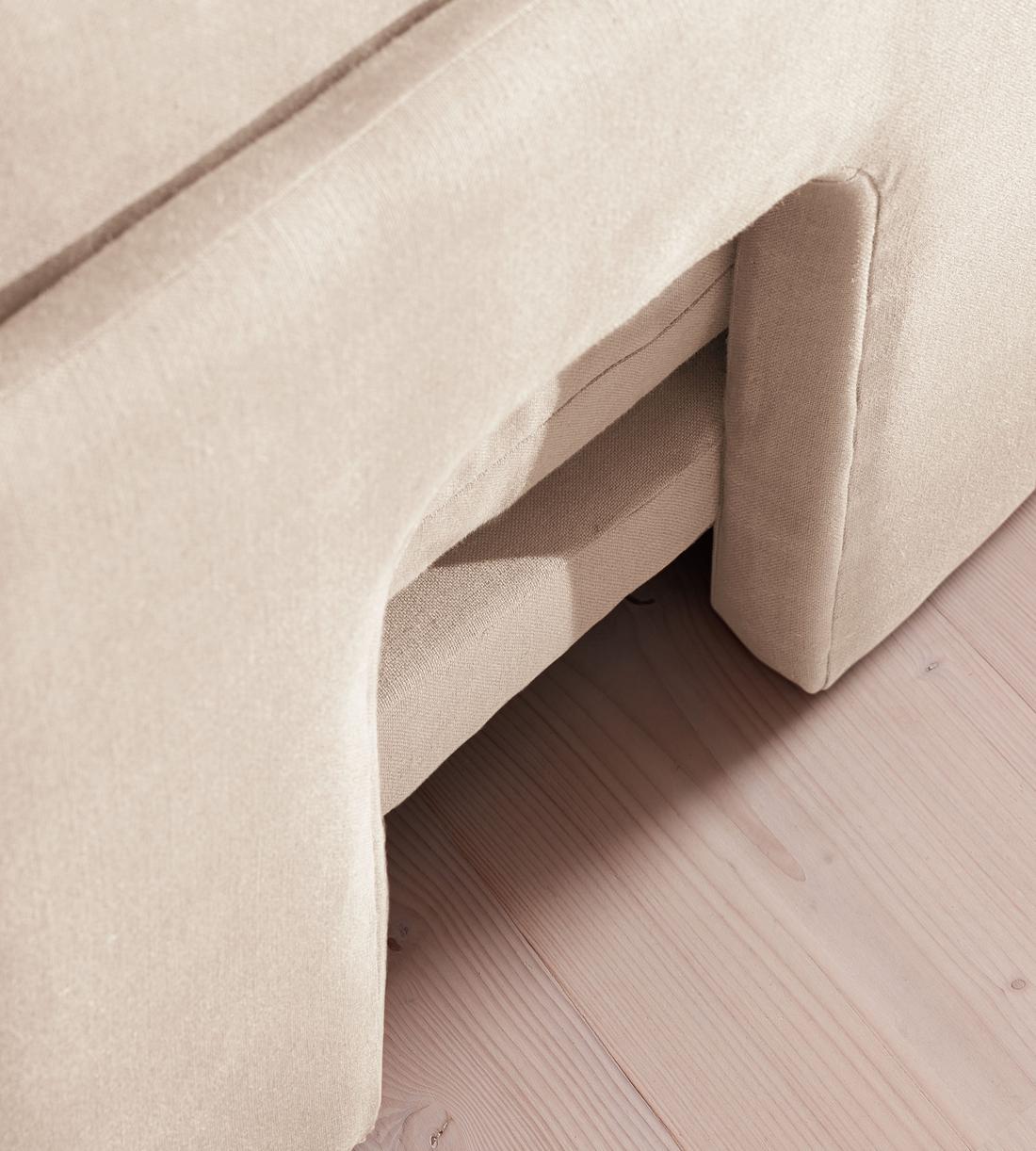 Odell Deeper Sit Sectional Sofa - Corner Sofa - Linen - Bisque - US - Images - Image 6