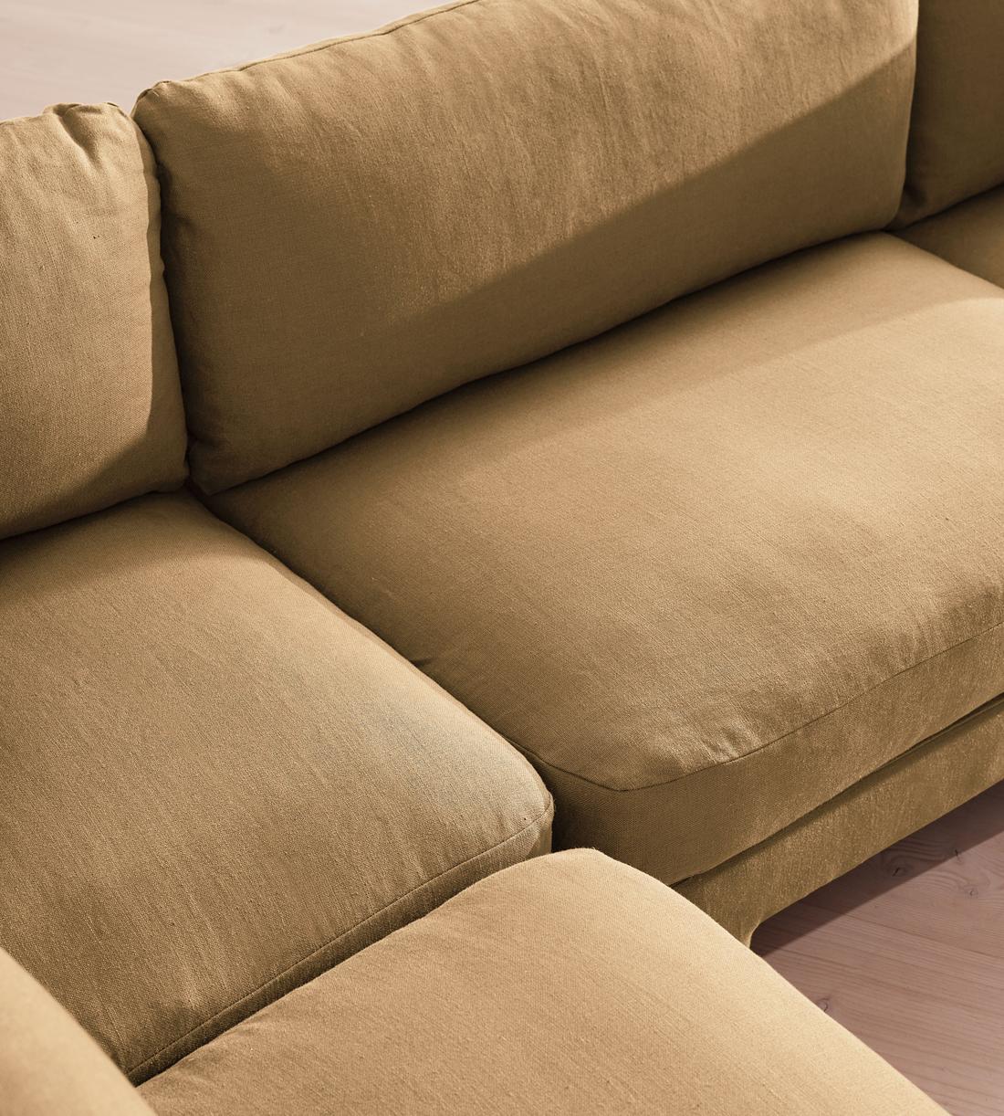 Odell Modular Sofa - Corner Sofa - Linen - Wheat - Images - Image 4