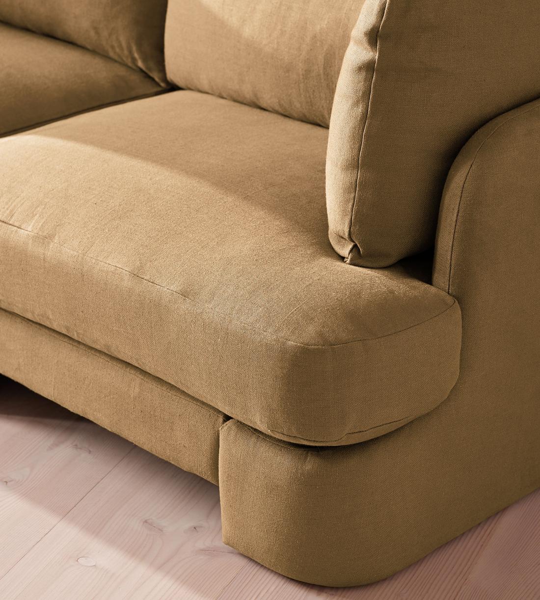 Odell Modular Sofa - Corner Sofa - Linen - Wheat - Images - Image 5