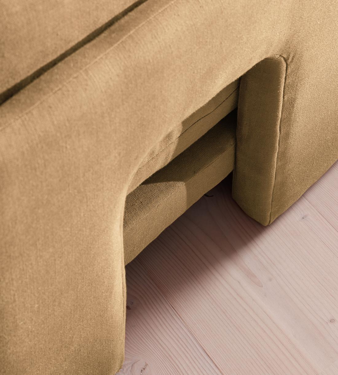 Odell Modular Sofa - Corner Sofa - Linen - Wheat - Images - Image 5