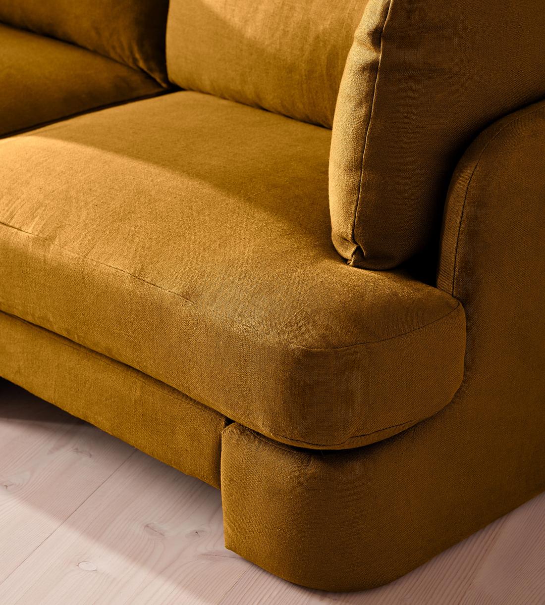 Odell Modular Sofa - Corner Sofa - Linen - Turmeric - UK - Images - Image 5