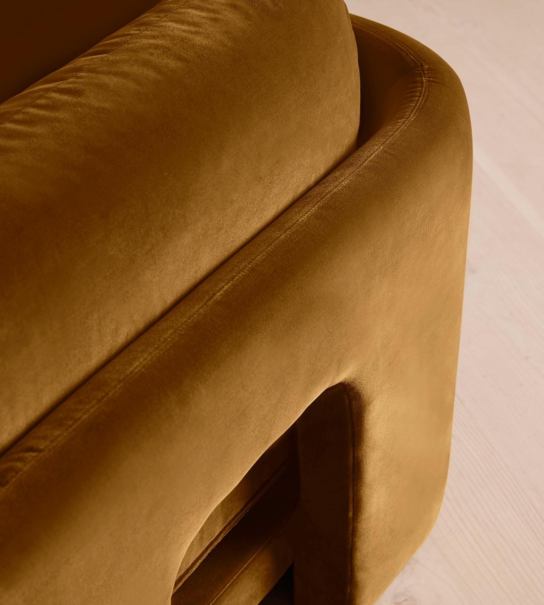 Odell Modular Sofa - Corner Sofa - Velvet - Mustard - Images - Image 5