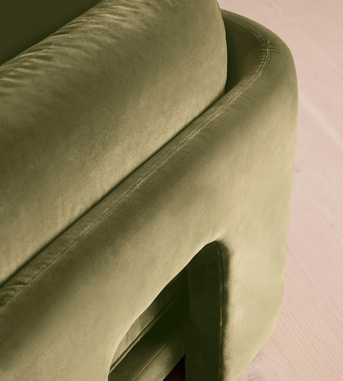 Odell Modular Sofa - Corner Sofa - Velvet - Lichen - Images - Image 5