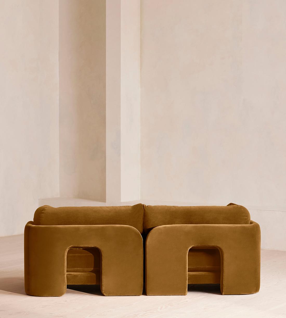 Odell Modular Sofa - Three Seater - Velvet - Mustard - Images - Image 5