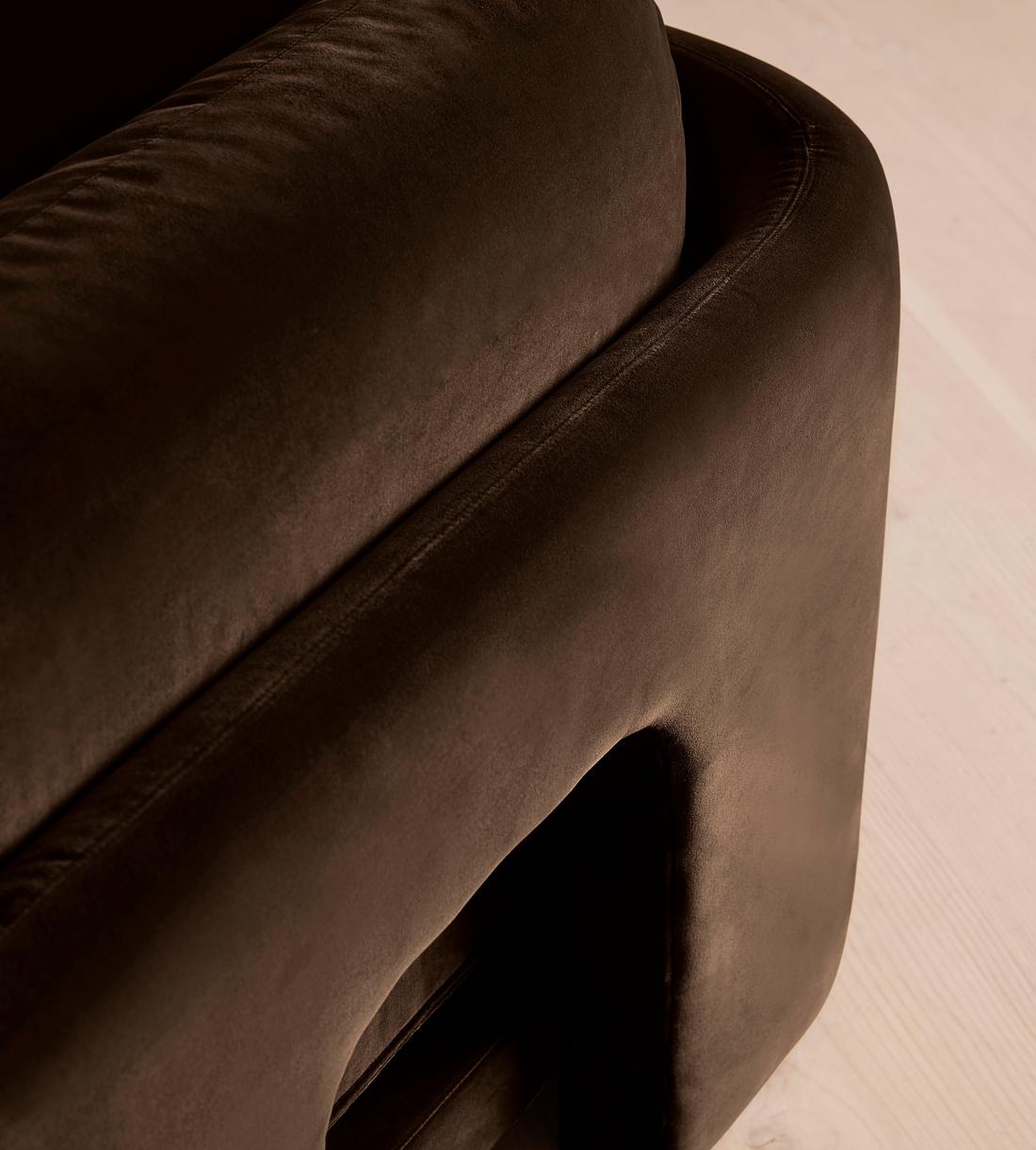 Odell Modular Sofa - Three Seater - Velvet - Chocolate - Images - Image 5