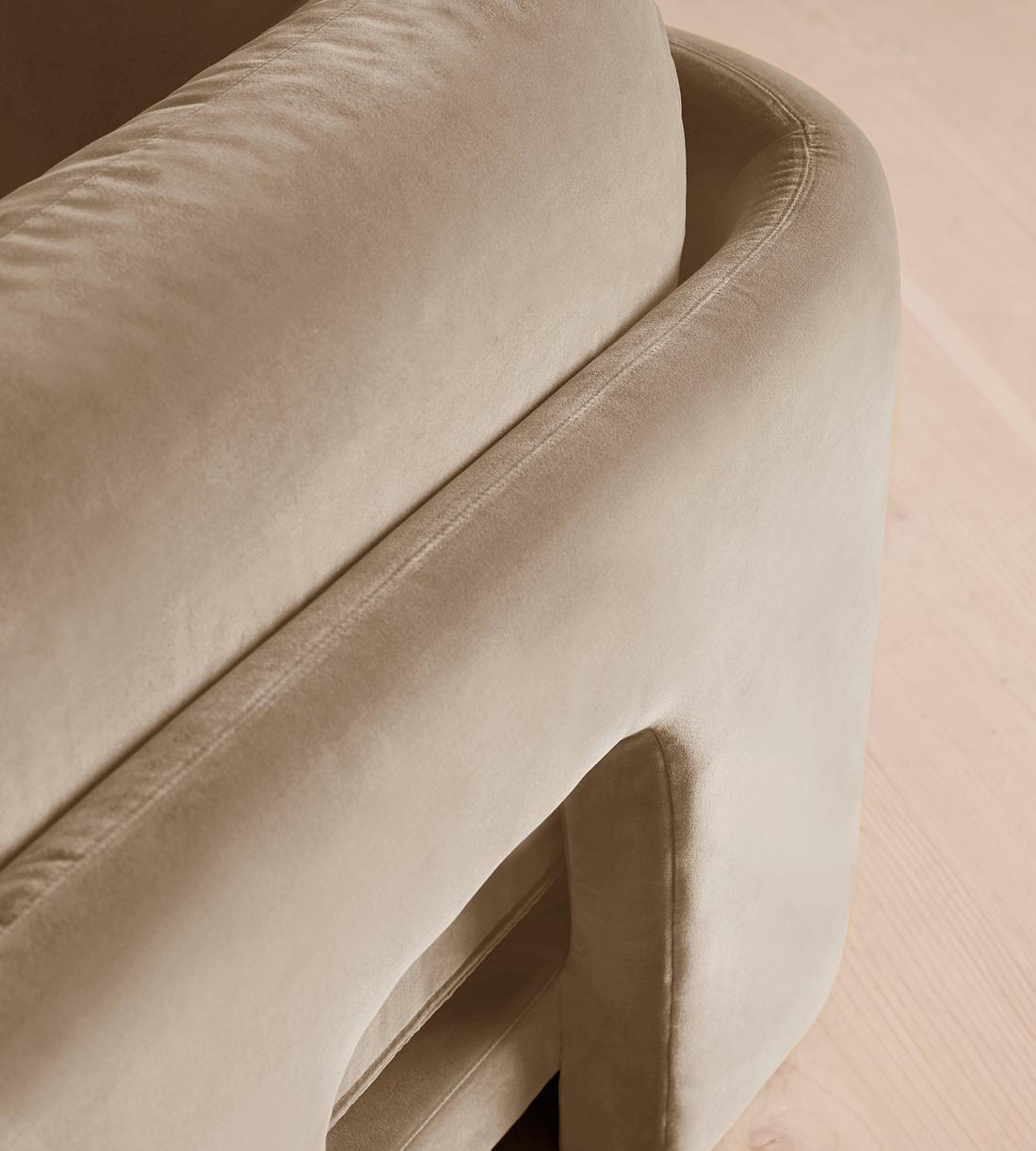 Odell Modular Sofa - Three Seater - Velvet - Oyster - UK - Images - Image 6